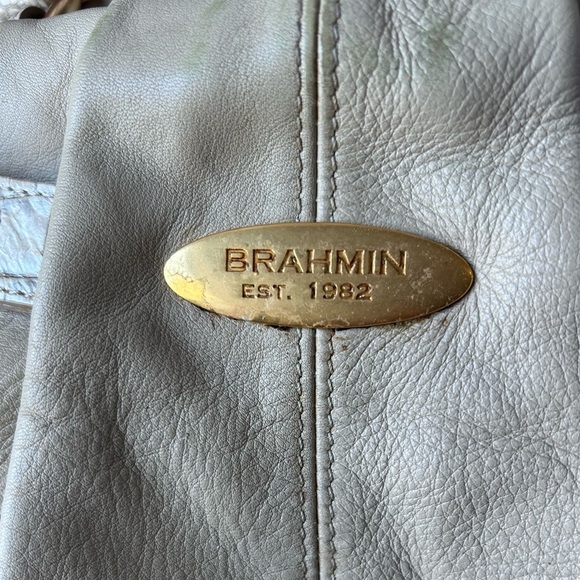 Brahmin tan leather large hang bag - Picture 2 of 11